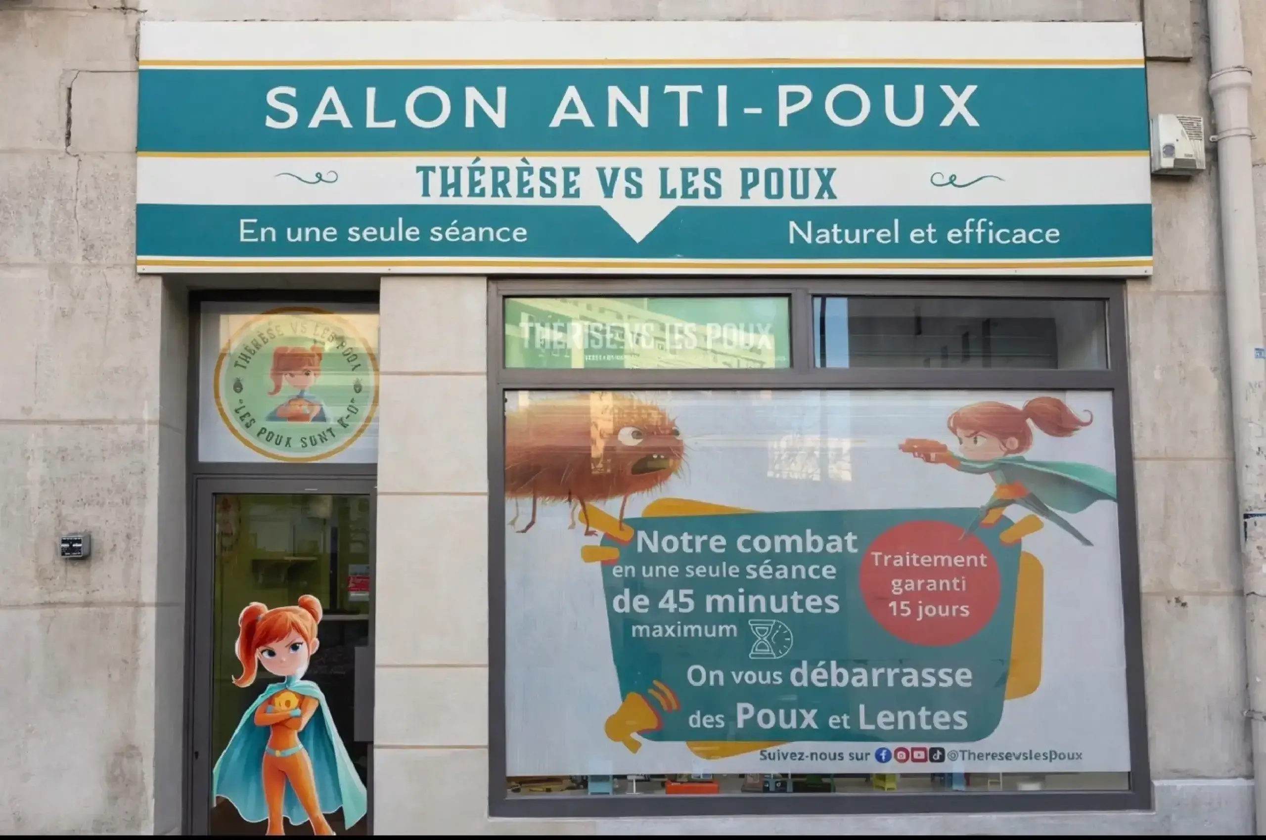 Centre anti-poux Thérèse vs Les Poux à Paris